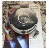 JENSEN PORTABLE CD PLAYER MINTON BOX CD DASH 60C