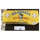 NICE SHOOT A LOOP MARBLE BASEBALL GAME BOXED