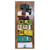 A LOT OF 8 VINTAGE LESNEY CARS / MATCHBOX / SHIPS