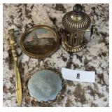 VINTAGE ASSORTED LOT / LETTER OPENER /PIN CUSHION