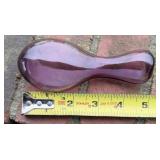 5' VINTAGE AMETHYST GLASS SOCK DARNER / Ships