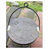 2' YE OLDE OAKEN BUCKET CANDY CONTAINER