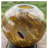 7ï¿½ CENTERPIECE ITALIAN MARANO ART GLASS BASKET