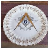 10' VINTAGE MASONIC COLLECTIBLE PLATE /ships