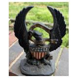 VINTAGE HAND-PAINTED CAST IRON EAGLE /Hubley ??