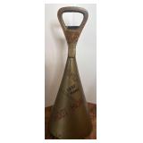 VINTAGE BRASS BELL BOTTLE OPENER HAPPY DAYS