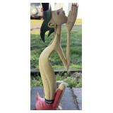 14' HAND CARVED WOODEN SCULPTURE / BALI ????