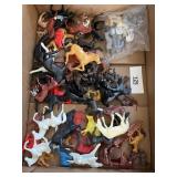 LARGE OF VINTAGE PLASTIC TOY HORSES / 1950