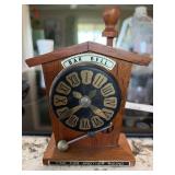 VINTAGE WOODEN BAR BELL NOVELTY ITEM / SHIPS