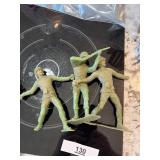 3 USED TOY SOLDIERS / USED CONDITION / 5"