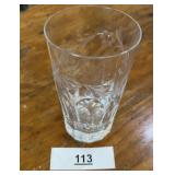 5.5"  ROGASKA GALLIA PATTERN HIGHBALL GLASS