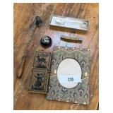 ASSORTED LOT / KNIFE / TRINKET / SNUFFER & MORE