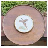 15' VINTAGE DECOR WOODEN PLAQUE CERAMIC TILE