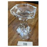 MILLER ROGASKA CRYSTAL CANDLE HOLDER / Ships
