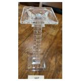 10" MIKASA COLISEUM CRYSTAL CANDLESTICK