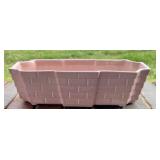3'x12' VINTAGE USA POTTERY PINK PLANTER