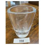 5" HEAVY STROMBERGSHYTTAN SWEDISH ART GLASS