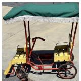 CHILDï¿½s SURREY PEDAL CARRIAGE PUSH BUGGY
