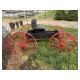 ANTIQUE HORSE DRAWN CART / CARRIAGE NO SHIP