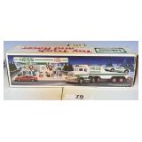 1 HESS TOY TRUCK, AND RACER IN BOX ships