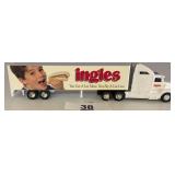 Ingles diecast, semi truck and trailer toy