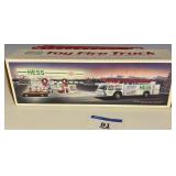 1 IN BOX 1989 HESS TOY FIRE TOY TRUCK / SHIPS
