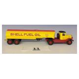 Shell Oil Heil 8 in. Toy Metal Tanker Truck
