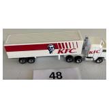 1980's DIE CAST KFC TRACTOR TRAILER TOY