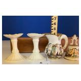 1 PAIR OF LENOX CANDLESTICKS AND MORE /SHIPS