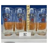 4 DINKELACKER GERMAN BEER GLASSES / SHIPS