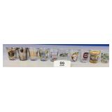 10 SOUVENIR SHOT GLASSES / Las Vegas & more