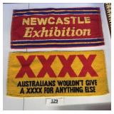 VINTAGE PUB BAR TOWELS / bar runners / ships