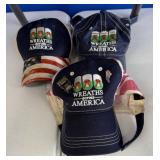 Wreaths Across America Embroidered Baseball Caps