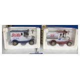 2 PEPSI-COLA COIN BANK TRUCKS / Shipping