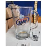 Miller Lite Taste Activator Advertising Pitcher &