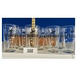BEER DEN GLASSES PROMOTIONAL BARWARE SHIPS