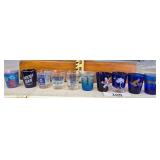 10 ASSORTED SOUVENIR SHOT GLASSES / KEY WEST