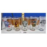 ASSORTED BEER & BREWERY PINT GLASSES / PBR