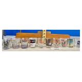 10 ASSORTED SOUVENIR SHOT GLASSES / Broncos