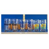 6 CRAFT BEER PINT GLASSES / duck rabbit & more
