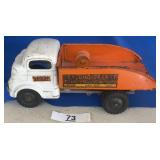 STRUCTO TOY-LAND GARAGE WRECKER WIND UP