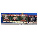 4 BOXED COCA COLA CHRISTMAS ORNAMENTS