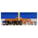 Lot of 10 Assorted & Promotional Shot Glasses