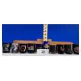Lot of 10 Souvenir & Novelty Shot Glasses Ships