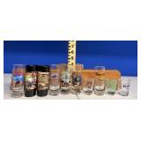 10 Collectible shot glasses / Harley Davidson