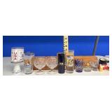 Mixed Lot of Souvenir Drinking Glasses / Sniffers