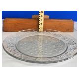 Princess House Fantasia Clear Dinner Plate NO SHIP