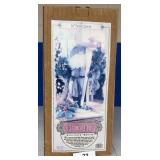 GRANDEUR NOEL FABRIC SANTA IN BOX / SHIPS
