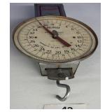 Pelouze hanging dairy scale made in the USA