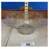 FOSTORIA ROMANCE ETCHED CRYSTAL BOWL? NO SHIP